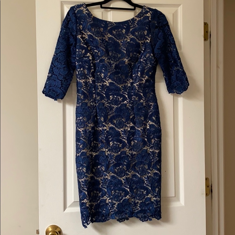 Eliza J Royal Collection blue lace size 6